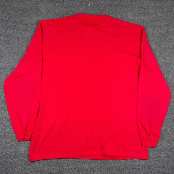 Vintage Marithe Francois Girbaud Jeans T-Shirt Mens XXL Red Echo Long Sleeve NWT - Picture 5 of 7
